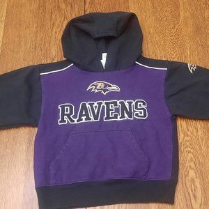NFL Team Apparel Baltimore Ravens Hoodie - Youth Size 6